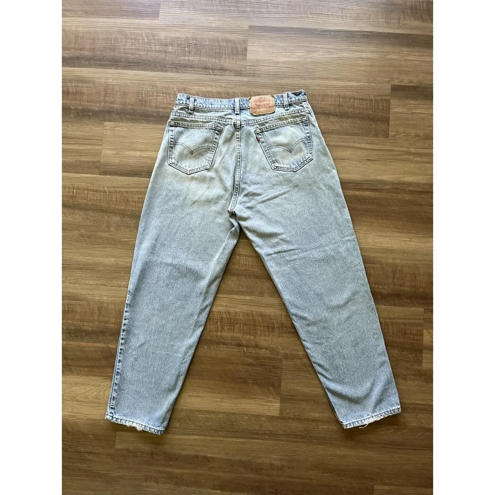 Vintage Levis 560 Jeans Mens 36x31 Blue Stonewash Relaxed Tapered Distressed 90s